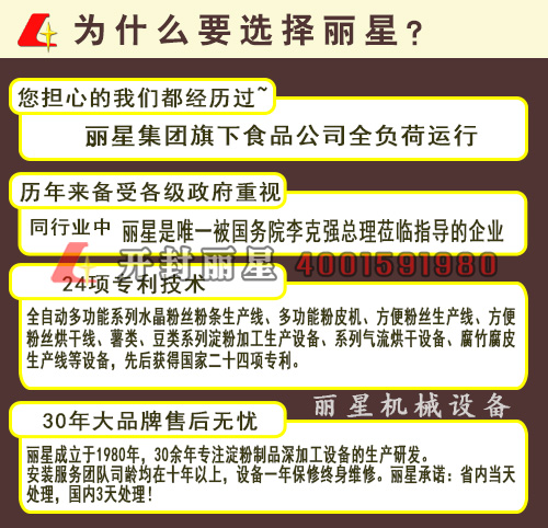 为什么选择丽星粉皮加工机