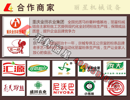 粉皮加工机丽星合作商家